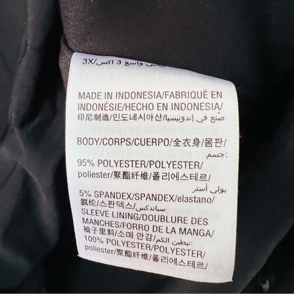 Alfani Floral Printed Bell-Sleeve Bubble-Hem Top Size 3X - Picture 4 of 5